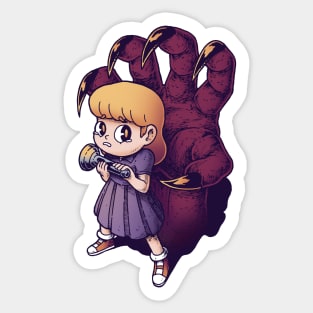 Scary shadow Sticker